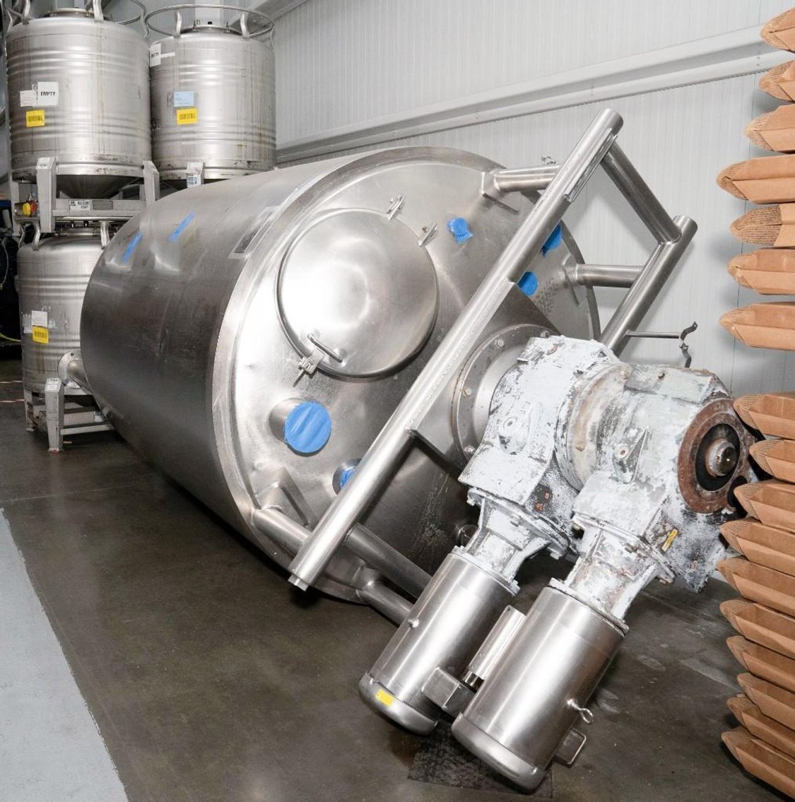 Image for ***SOLD*** MJK2435 Lee 1,000-Gallon 316 Stainless Steel Jacketed Kettle with Dual Motion Agitation