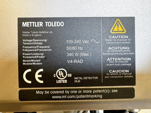 Image for MJK2441 Mettler Toledo Metal Check and X ray Inspection (SL2000)