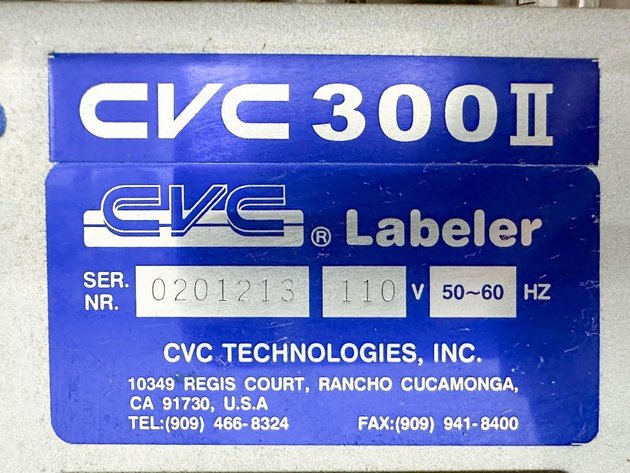 Image for MJK2472 CVC 300 II Labeler