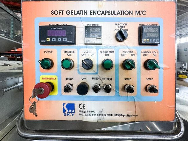 Image for MJK2518 Sky Softgel Encapsulation Machine, Tooling and Tumbler Dyers