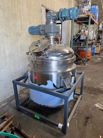 Image for MJK2552 1000 Liter SS, Fully Jacketed, Vacuum, Triple Motion Mixing Kettle