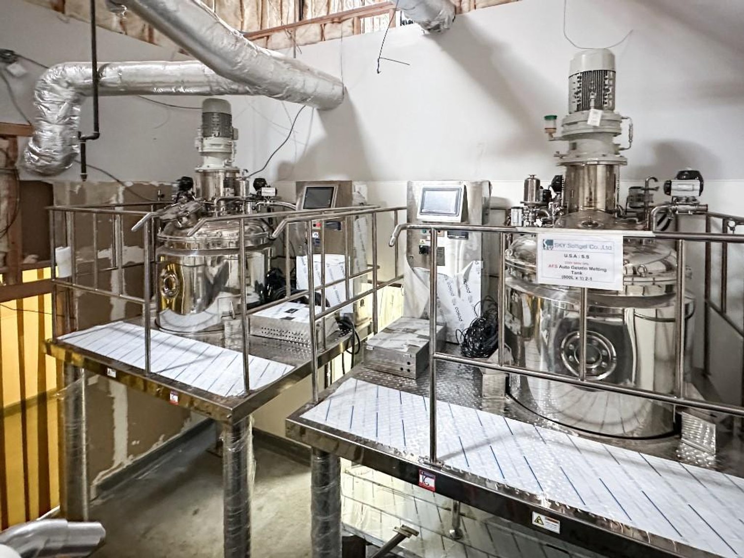 Image for MJK2572 NEW - SV3000 Sky Softgel Encapsulation Machine and Mixing Tanks Suite