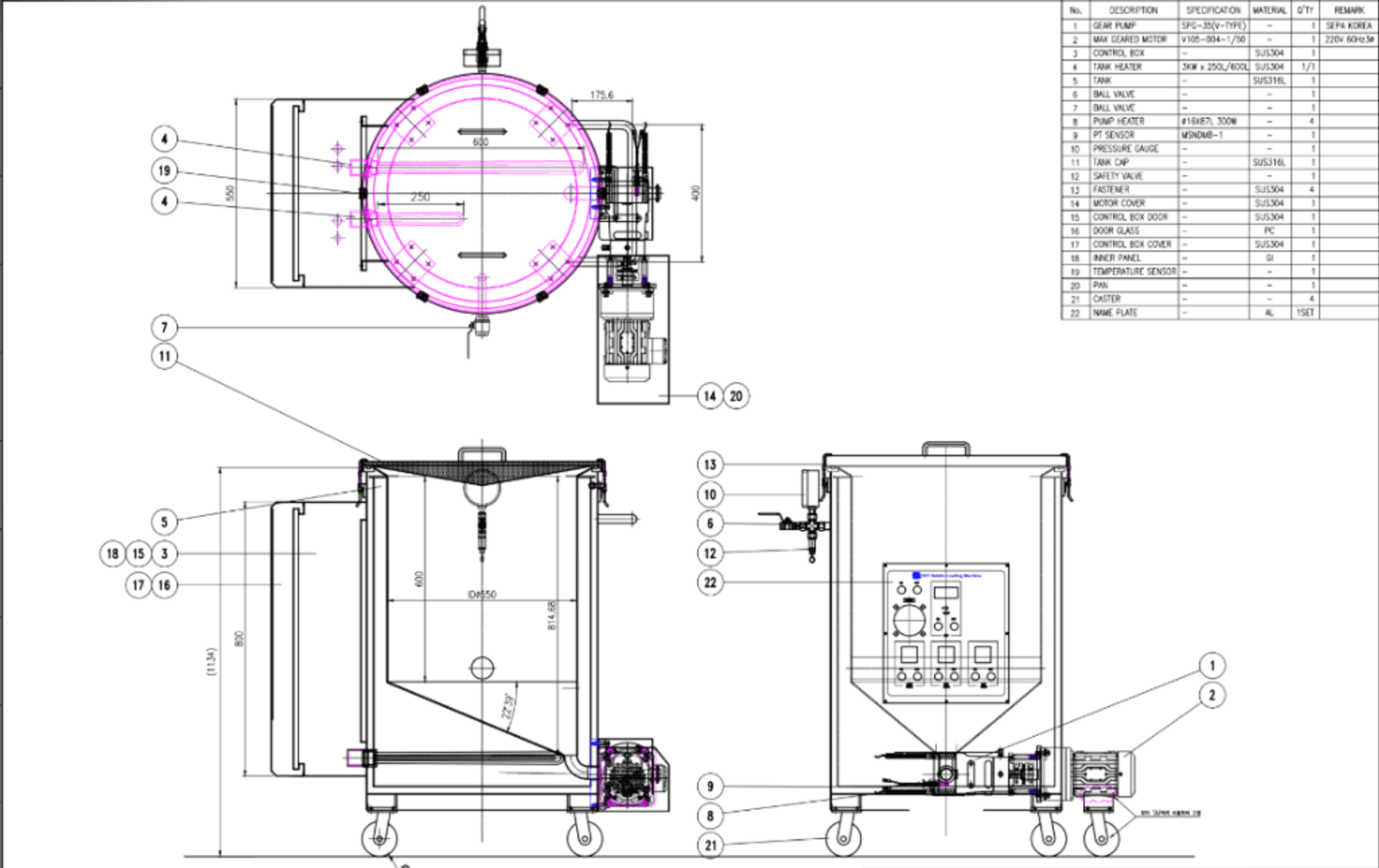 Image for MJK2572 NEW - SV3000 Sky Softgel Encapsulation Machine and Mixing Tanks Suite