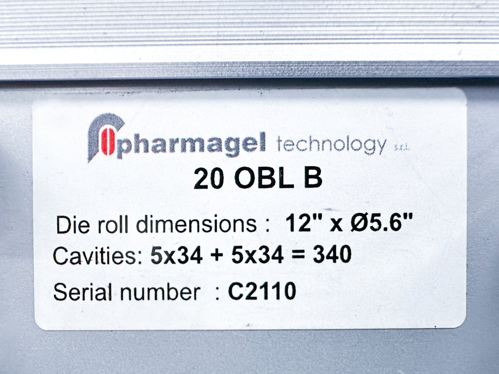 Image for MJK2589 PHARMAGEL HT120 COMPLETE SOFTGEL ENCAPSULATION & TUMBLE DRYING SYSTEM – MULTIPLE TOOLING SETS