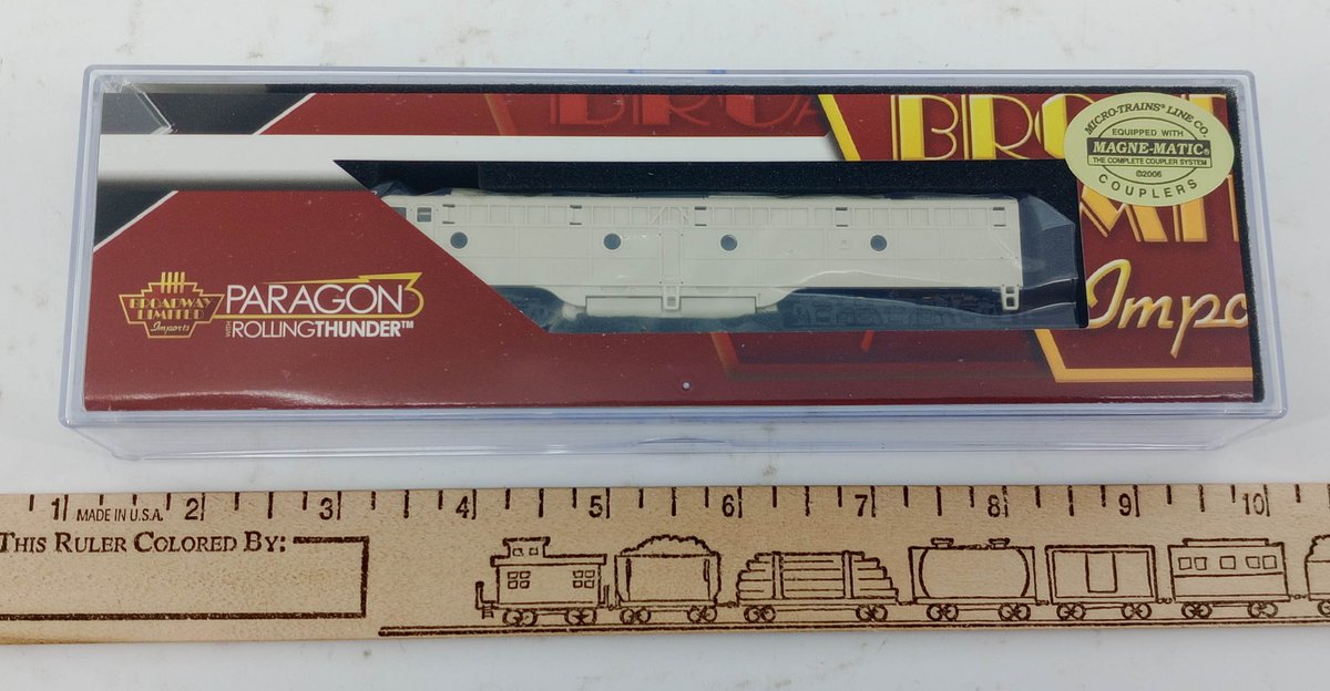 BROADWAY LIMITED 3630 PARAGON3 EMD E8 UNPAINTED A-UNIT N SCALE LOCOMOTIVE, OB  INV 263331570