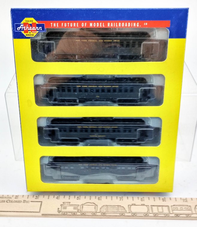 ATHEARN N 11861 NYC OVERLAND SET 4 PASSENGER CARS, OB  INV 263331589