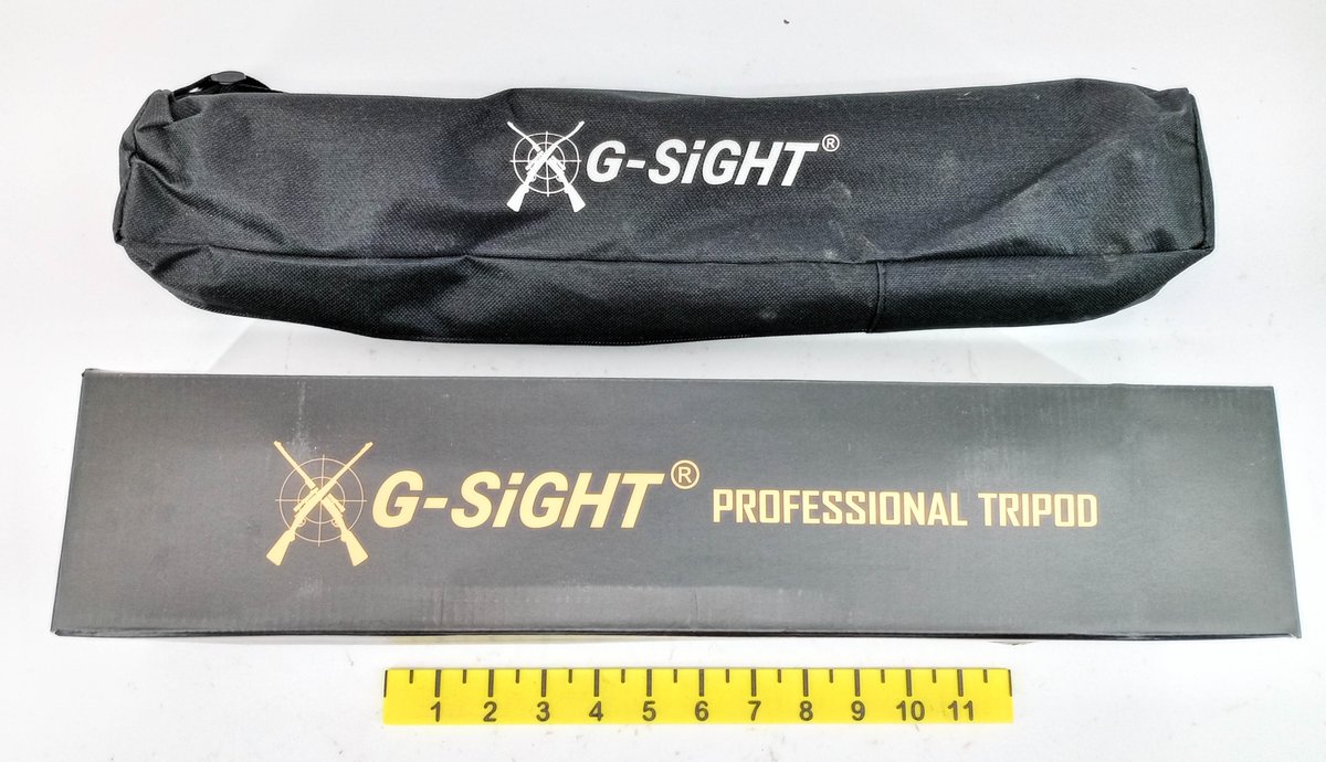 G-SIGHT Q111 PROFESSIONAL TRIPOD BLACK ALUMINUM WITH CARRY BAG & PHONE MOUNT OB  INV 263331872