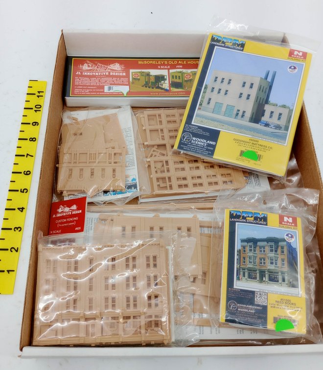ASSORTED DPM & JL INNOVATIVE DESIGN N SCALE BUILDING KITS SOME OBS NNC  INV 263331884