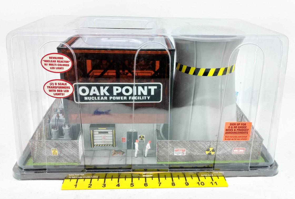 MENARDS OAK POINT NUCLEAR POWER FACILITY O GAUGE LIGHTED BUILDING, OB  INV 263390016
