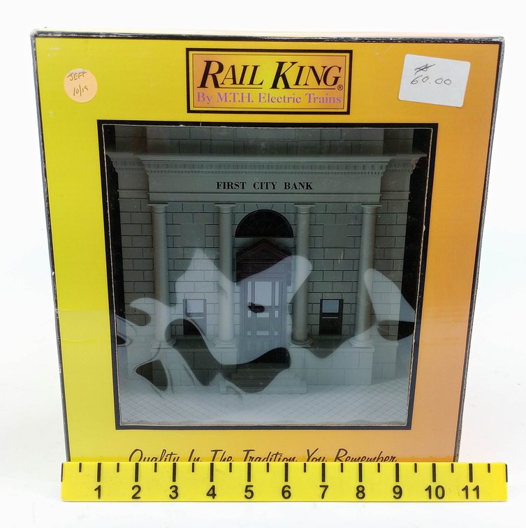 RAIL KING O GAUGE 30-9017 FIRST CITY BANK BUILDING, OB  INV 263390003