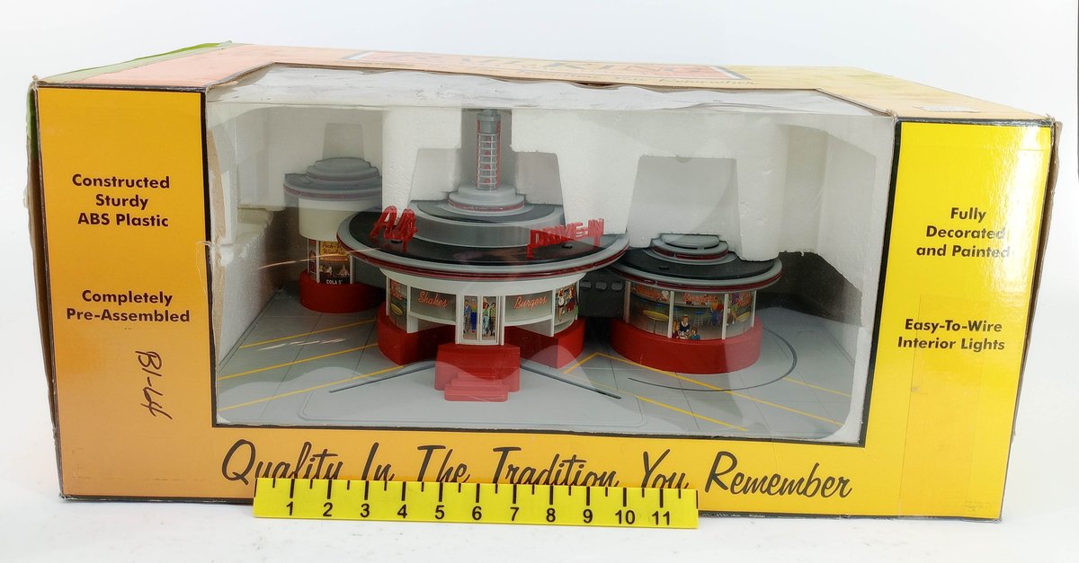 RAILKING O GAUGE 30-9148 AL'S OPERATING DRIVE-IN DINER, OB  INV 263390007