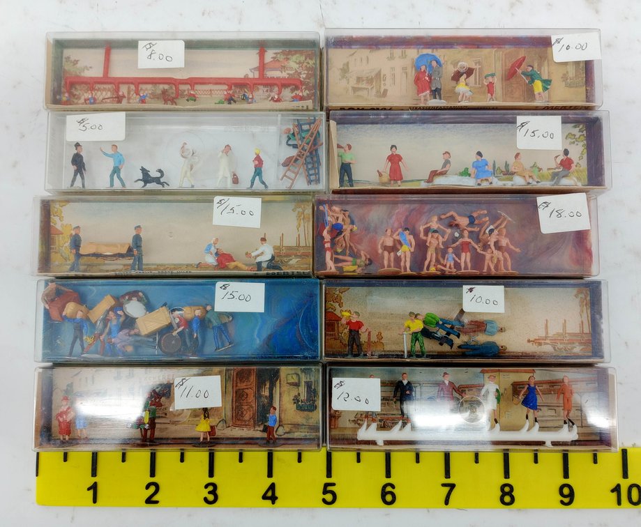 MERTEN HO SCALE ASSORTED FIGURE SETS SOME OBS  INV 263390104