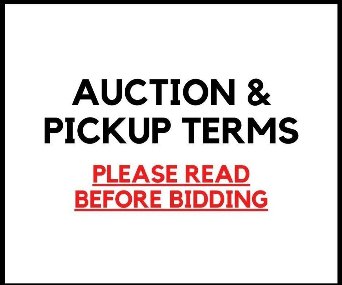 Image for September 2025 Online Equipment Auction