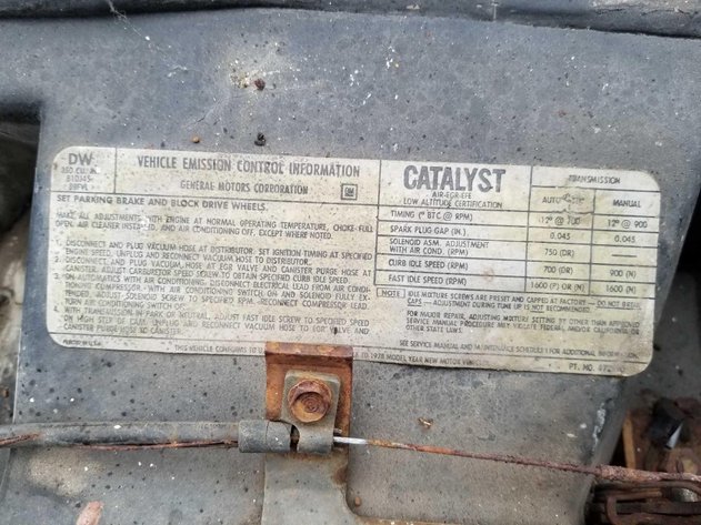 Image for 1978 Corvette L-82