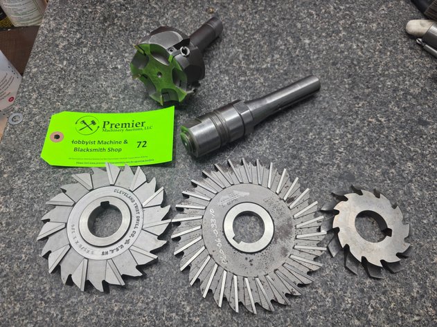 Image for (2) R8 Shank Holders and Tooling.