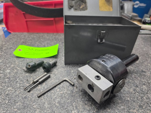 Image for Bridgeport No. 2, Adjustable Boring Head on R8 Shank.