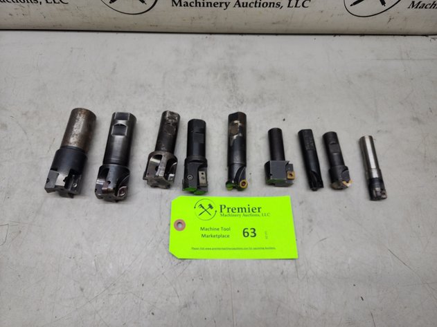 Image for (9) Insert Milling Cutters.