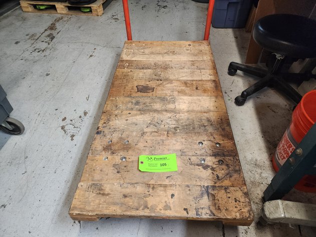 Image for Dayton Model 4W622 Hardwood Platform Cart.