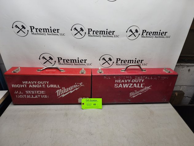 Image for Milwaukee Right Angle Drill and Sawzall.