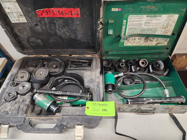 Image for Greenlee Hydraulic Punch Sets.