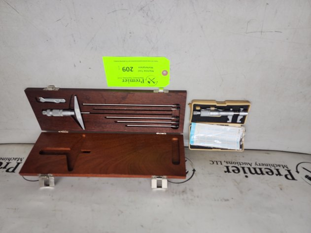 Image for Depth Micrometer and Inside Micrometer.