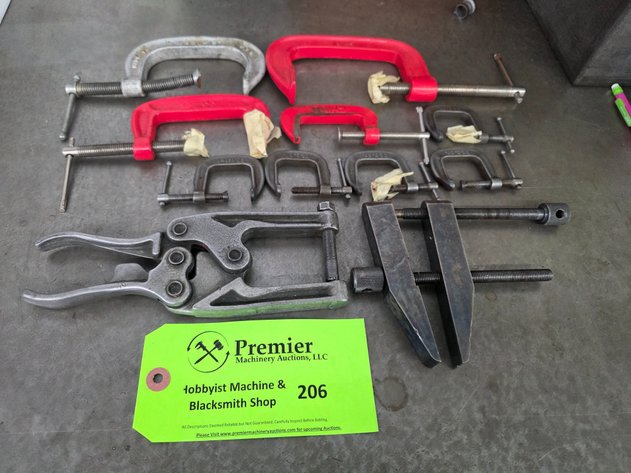 Image for Group of Assorted Clamps