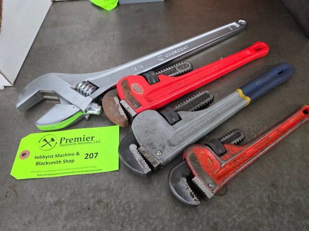 Image for (3) Pipe Wrenches and 18