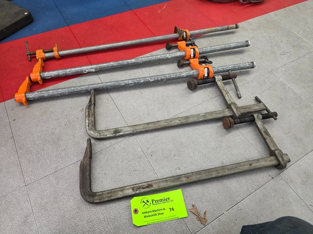 Image for (5) Assorted Clamps.
