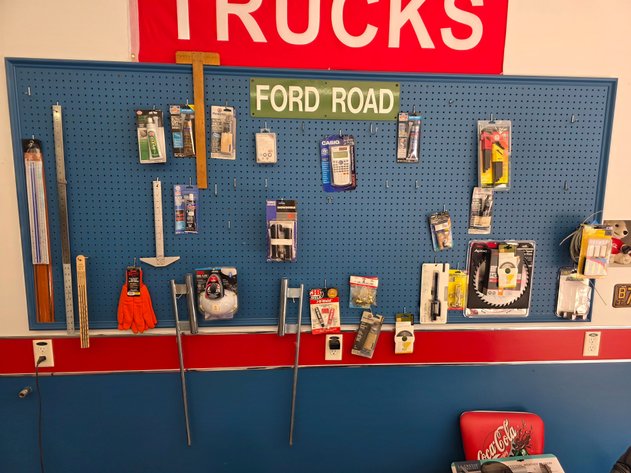 Image for Contents of Pegboard.