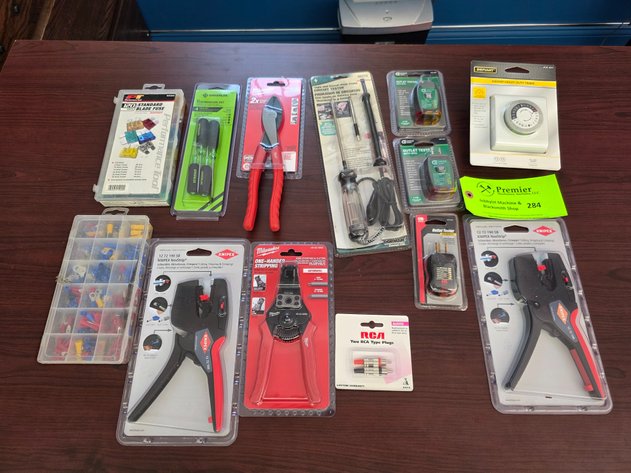 Image for Assorted Electrical Items and Hand Tools.