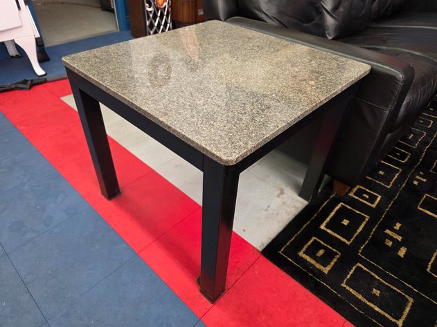 Image for Pair of Stone Top End Tables.