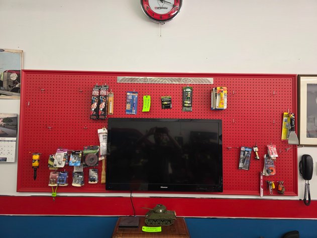 Image for Contents of Peg Board.