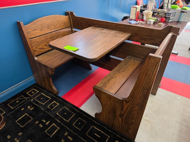 Image for Wooden Breakfast Nook.