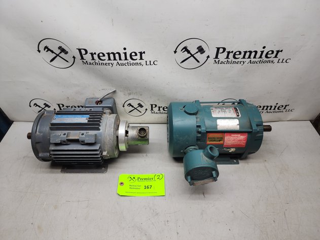 Image for (2) 3-Phase Electric Motors.