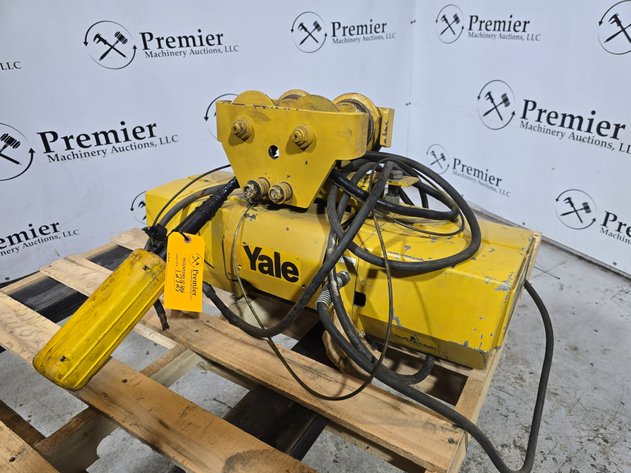 Image for Yale 1-Ton Electric Hoist with Trolley.