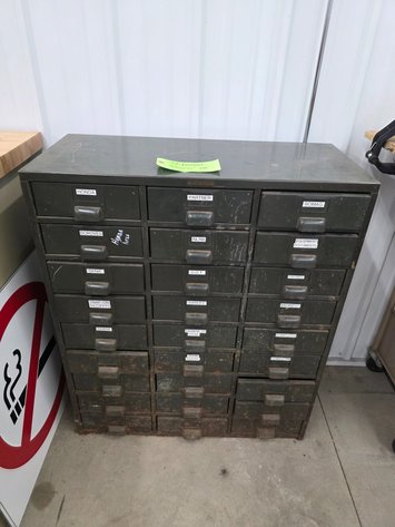 Image for Metal 27-Drawer Small Parts Cabinet.