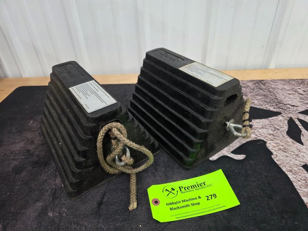 Image for Pair of Rubber Tire Chocks