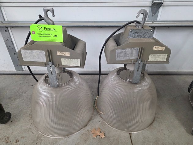 Image for (2) Metal Halide Light Fixtures.