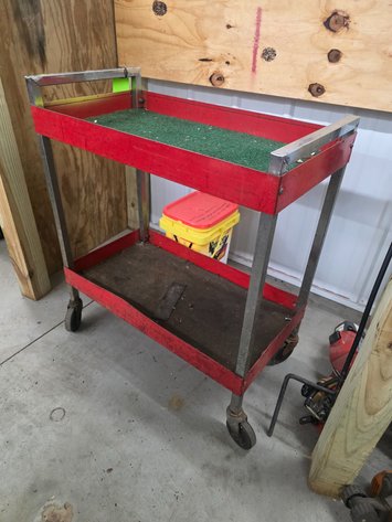 Image for Metal 2-Tier Cart.