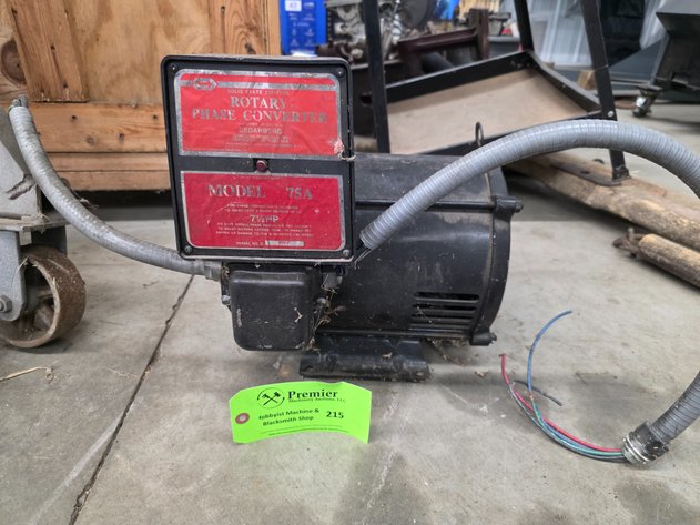 Image for Cedarberg Model 75A, 7-1/2 HP Rotary Phase Converter.