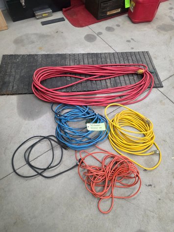 Image for (5) Assorted Extension Cords