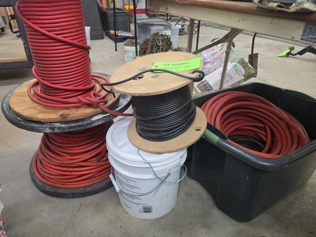 Image for Large Assortment of Hose, Cable, Braided String and More
