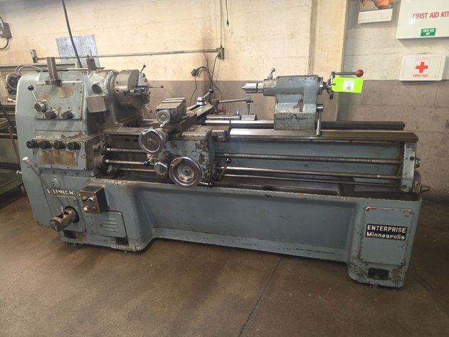 Image for Dainichi Model DLG-L-8 Removable Gap Bed Engine Lathe.