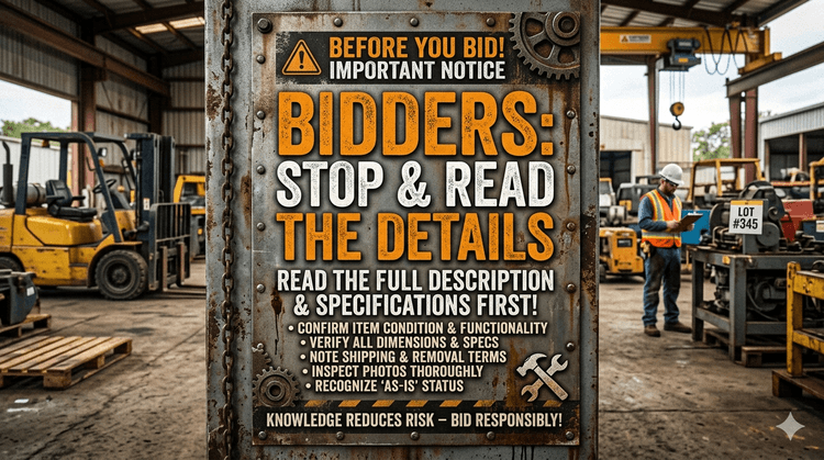 Image for READ IN FULL BEFORE BIDDING!