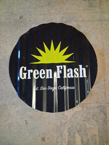 Image for Green Flash Metal Sign