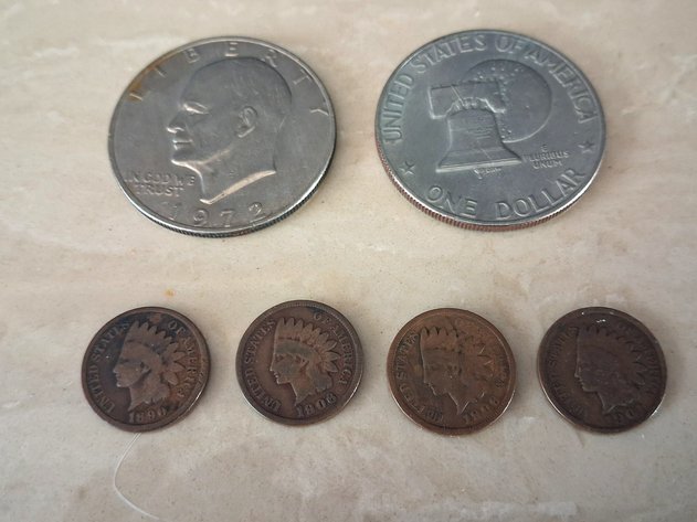 Image for Eisenhower/Indian Head Pennies