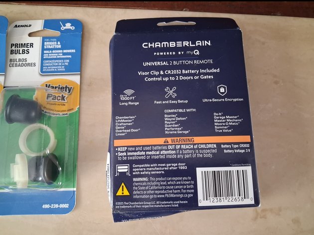 Image for Primer Bulbs/Garage Door Opener