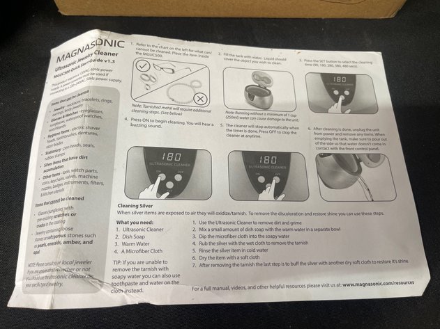 Image for Ultrasonic Cleaner