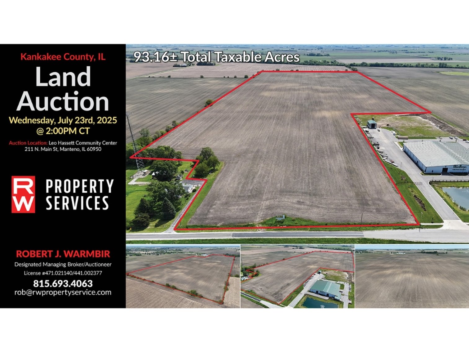 Image for Manteno Properties 180 Farm Auction