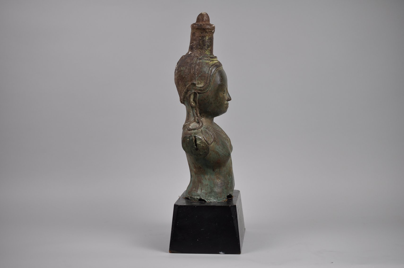 Bronze Buddha Diety Bust